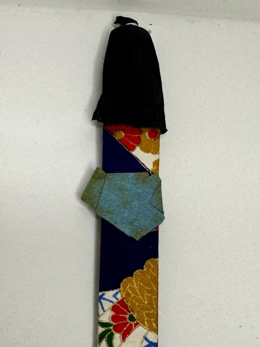 Japanese Chiyogami Origami Kimono Girl Bookmark – Traditional Paper Art